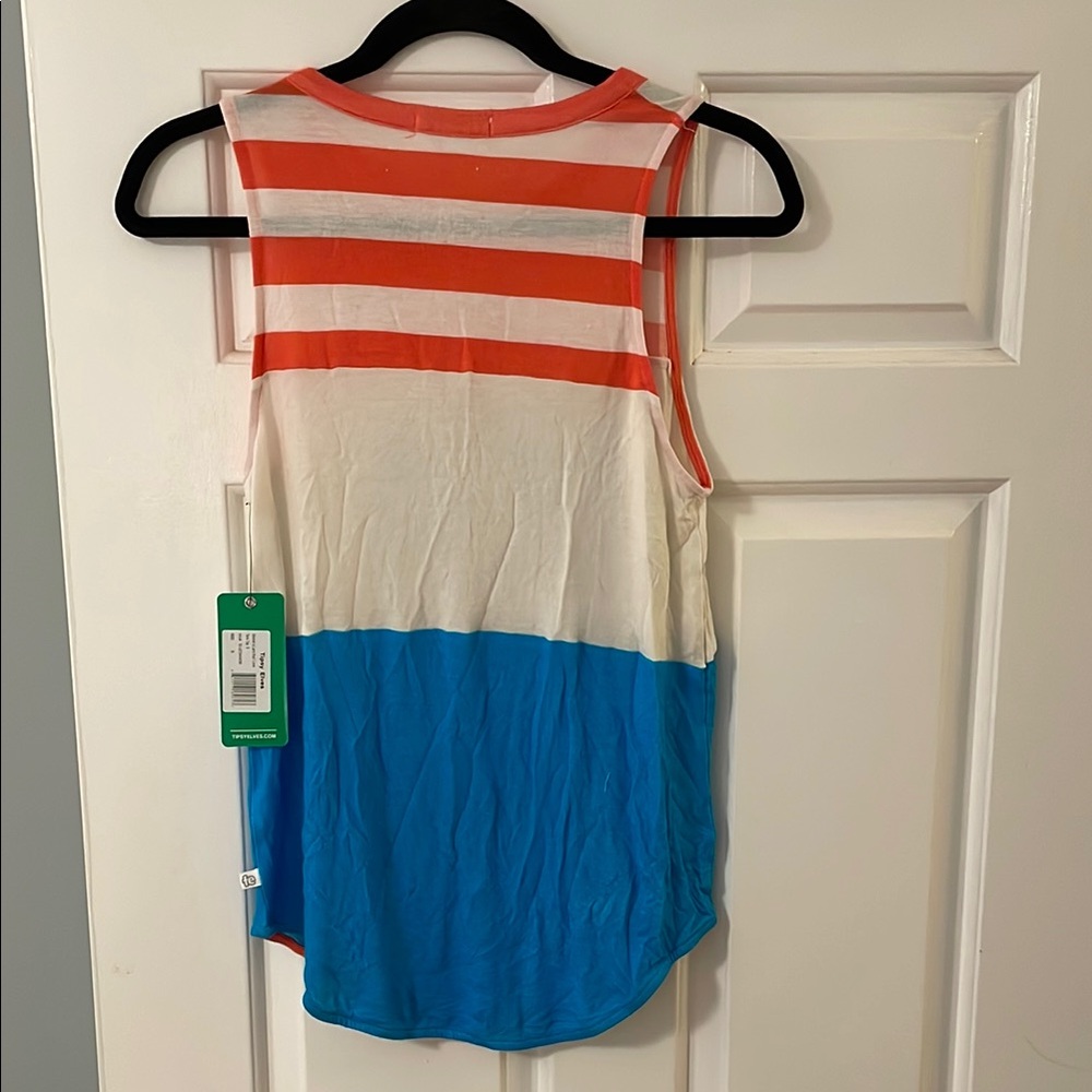 Tipsy Elves Red, White, and Blue USA Tank Top - Picture 5 of 7